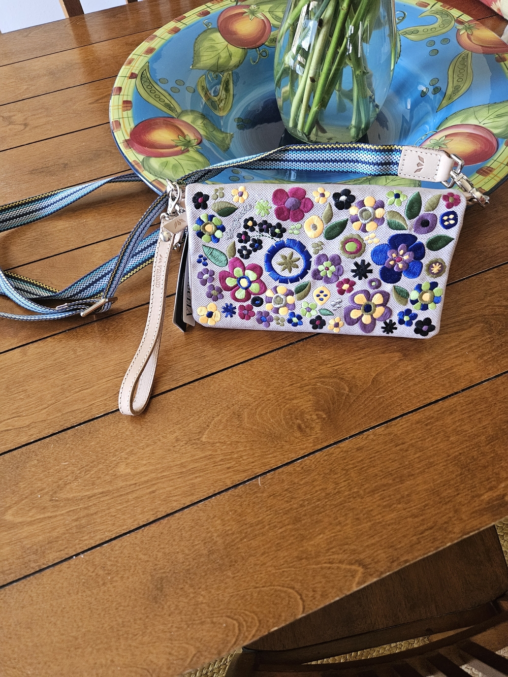 Consuela Fizz Uptown Floral  Crossbody  NWT
